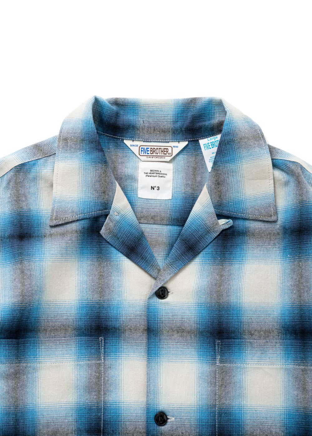 BEDWIN & THE HEARTBREAKERS - FIVE BROTHER Ex. L/S CHECK