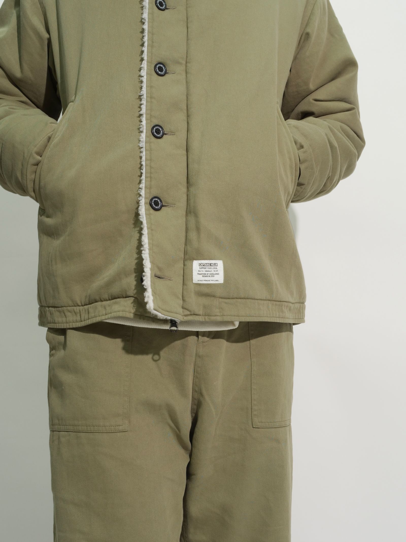 CAPTAINS HELM - GOOD OLD N-1 JKT (OLIVE) / N-1 デッキジャケット