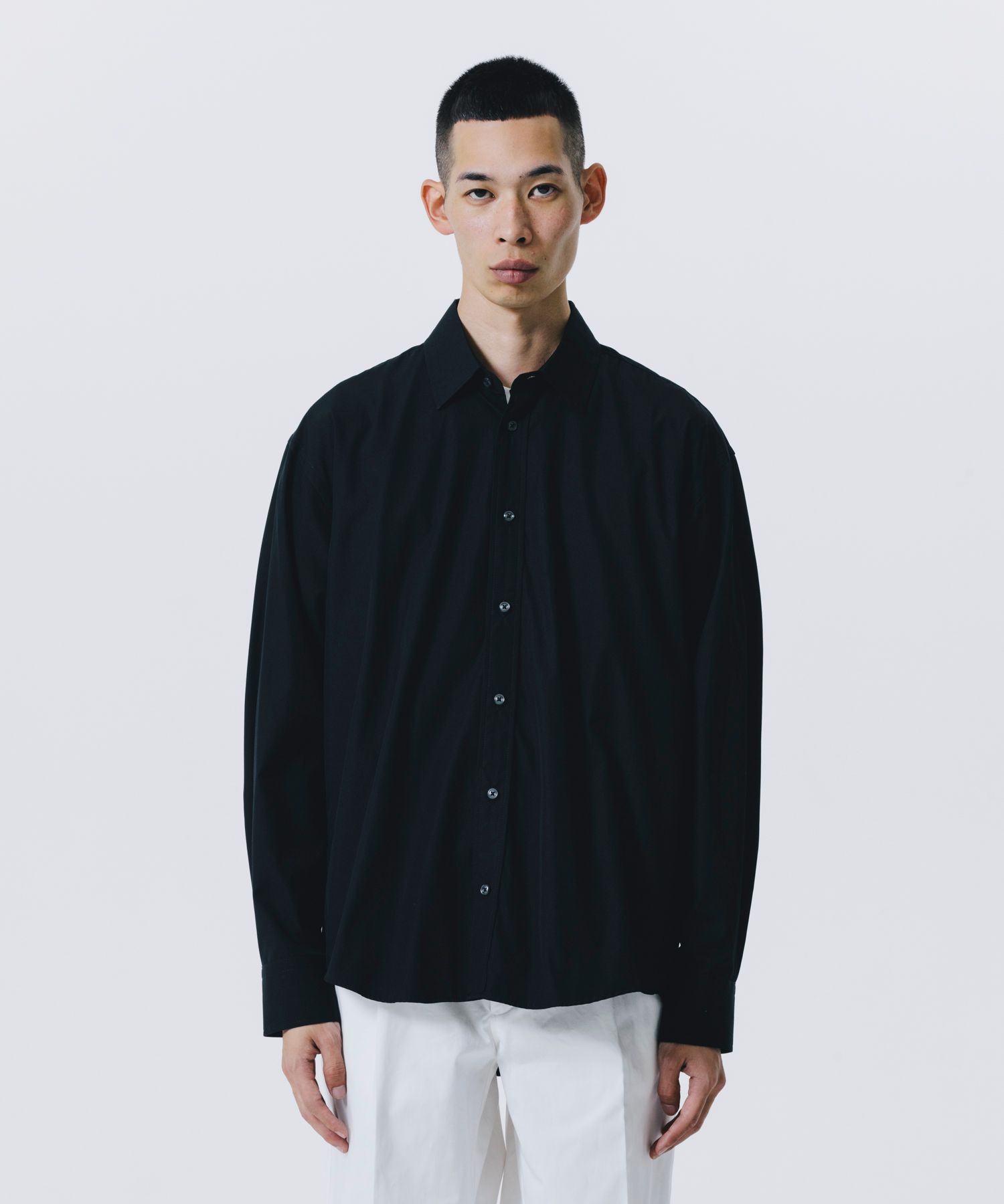 R9 DRESS SHIRT (BLACK) / ドレス シャツ