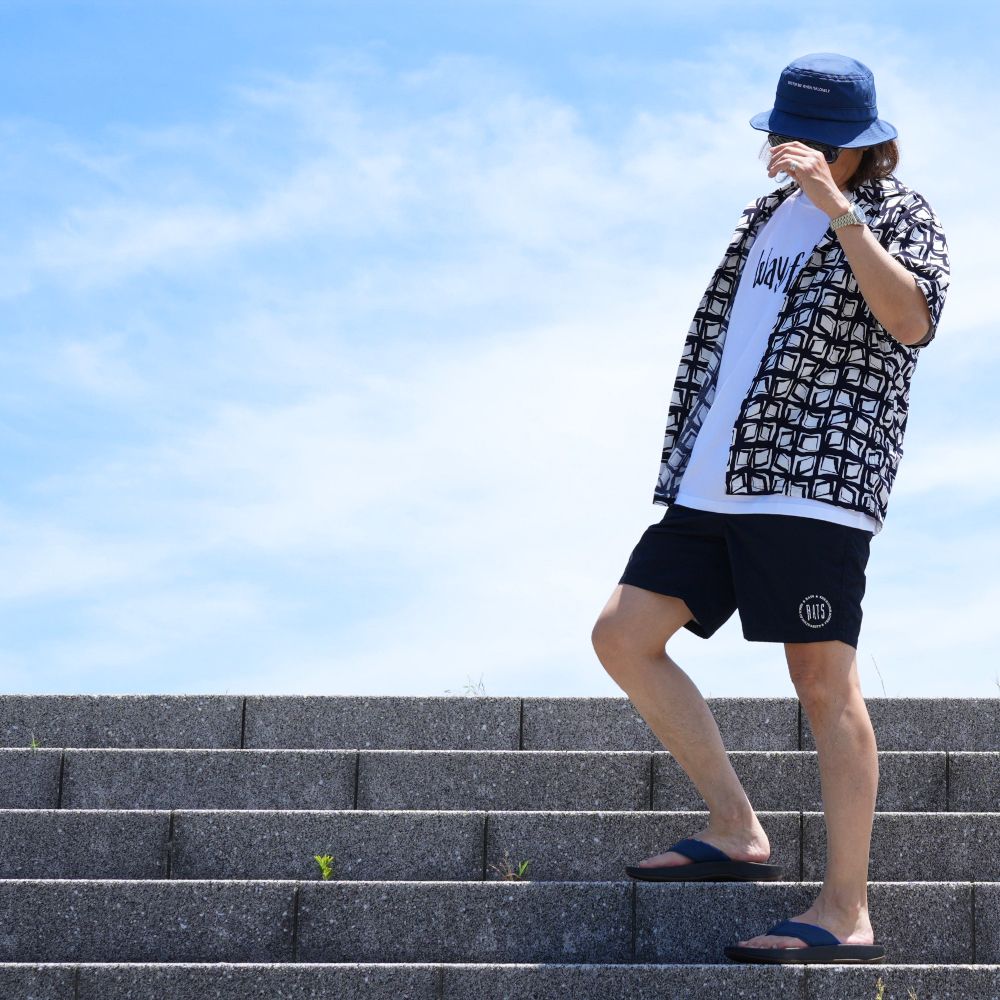 HYBRID SHORTS (BLACK) / ナイロン イージーショーツ