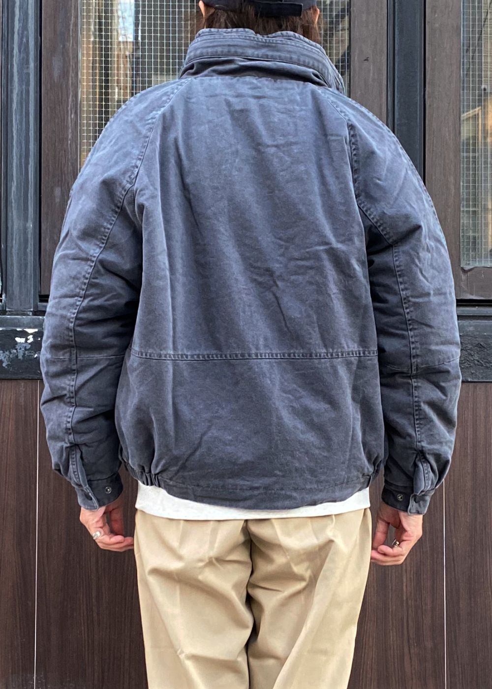 Washed Sailing Jacket (D-GRAY) / オリジナル セーリング ジャケット