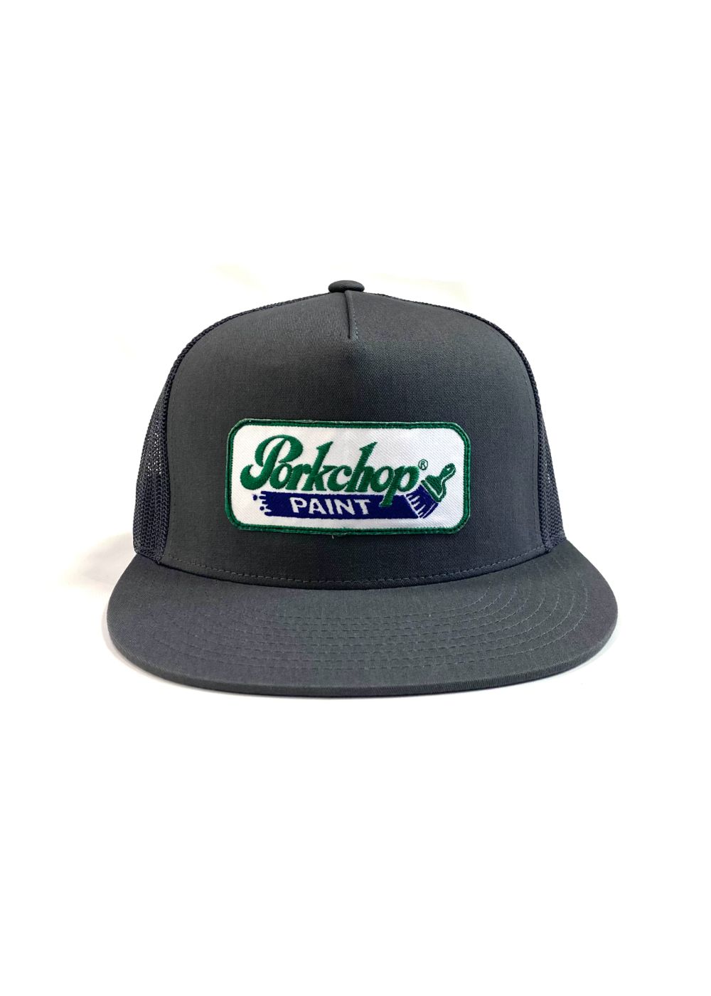 PCP WAPPEN MESH CAP (CHARCOAL) / ワッペン メッシュ キャップ