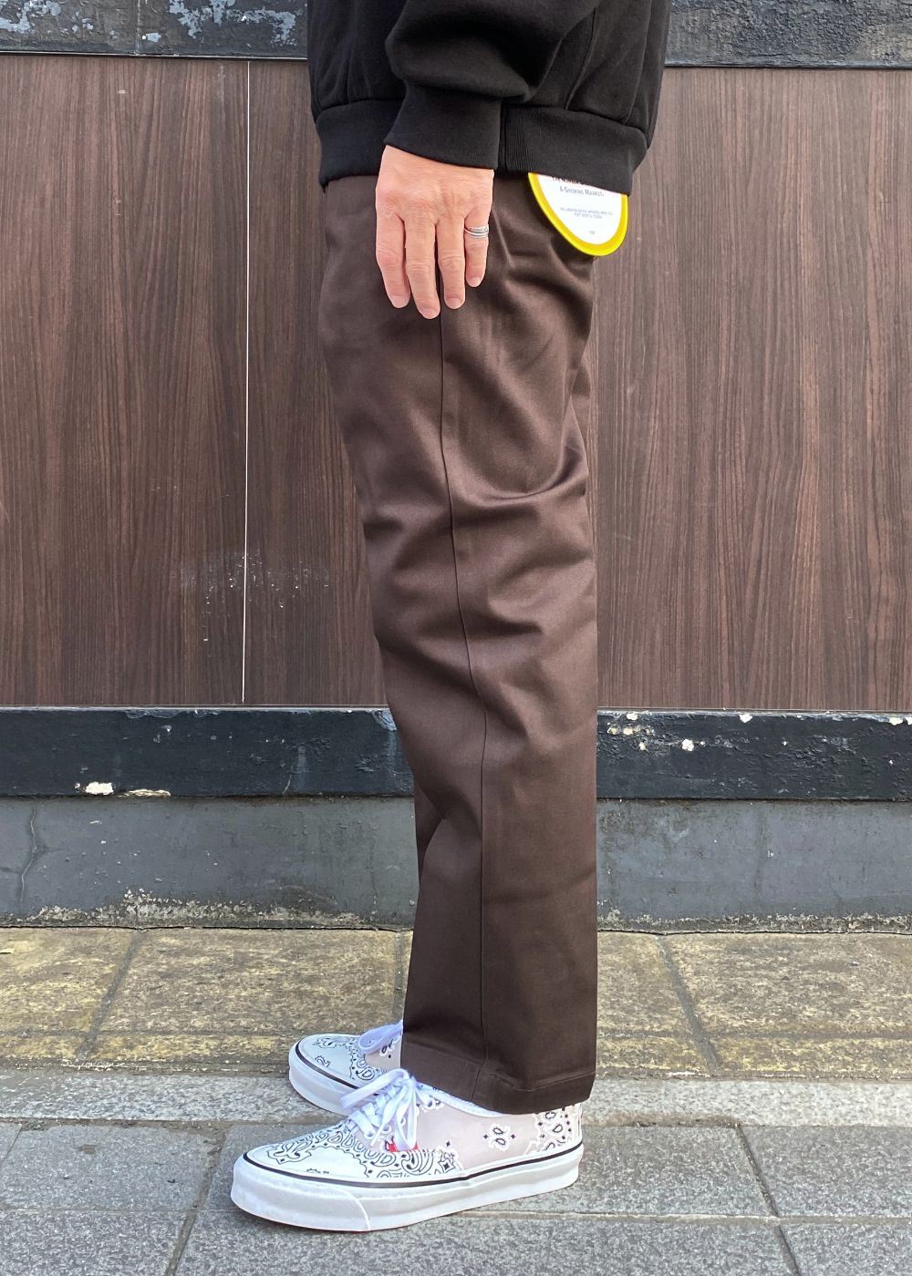 【ラスト1点】10/L DICKIES SLIM FIT PANTS "BENEDICT" (D.BROWN) / ディッキーズ コラボチノパンツ