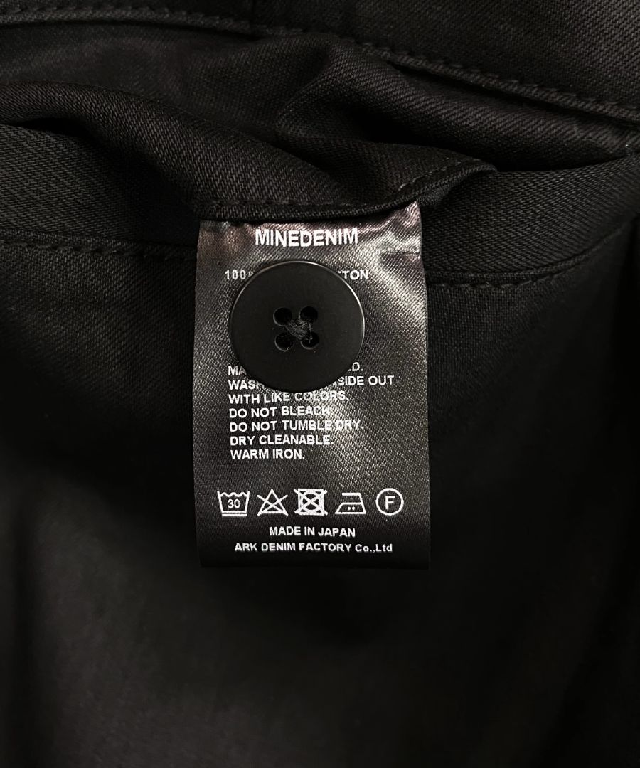 MINEDENIM - Belted Denim Wide Cargo SPS (BLK) / ベルト付き