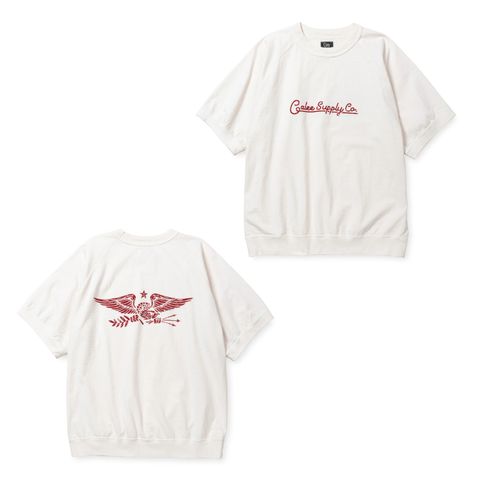CALEE 新作販売告知 / 男臭さが堪らないプリントTシャツに加え、レザーキーリングの新作が登場。