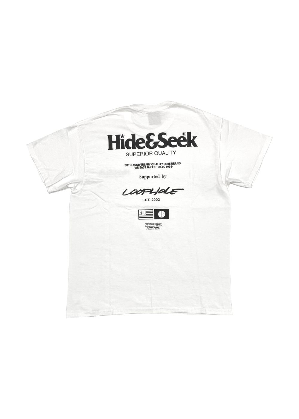HideandSeek x “H&S DEALER” 30th S/S Tee (WHITE) / ハイドアンドシーク 30周年記念 ディーラー コラボ Tシャツ