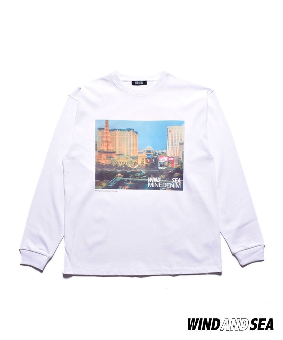 MINEDENIM - ×WDS Photo L/S Tee (WHITE) / ウィンダンシー コラボ Tシャツ | LOOPHOLE