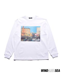 ×WDS Photo L/S Tee (WHITE) / ウィンダンシー コラボ Tシャツ