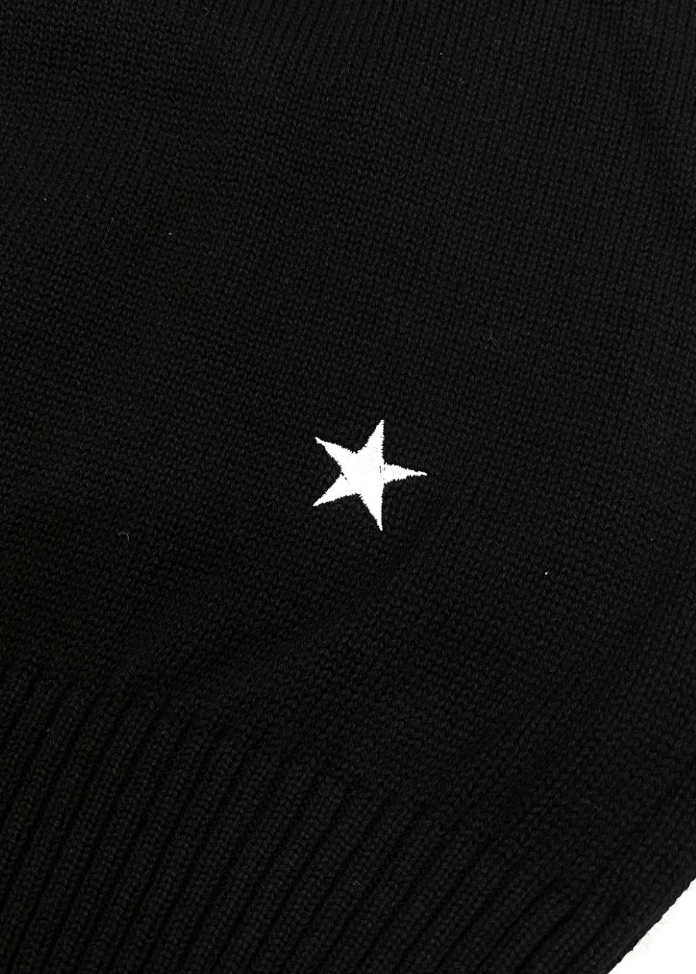 COTTON KNIT SWEATER (BLACK) / コットン ニット セーター