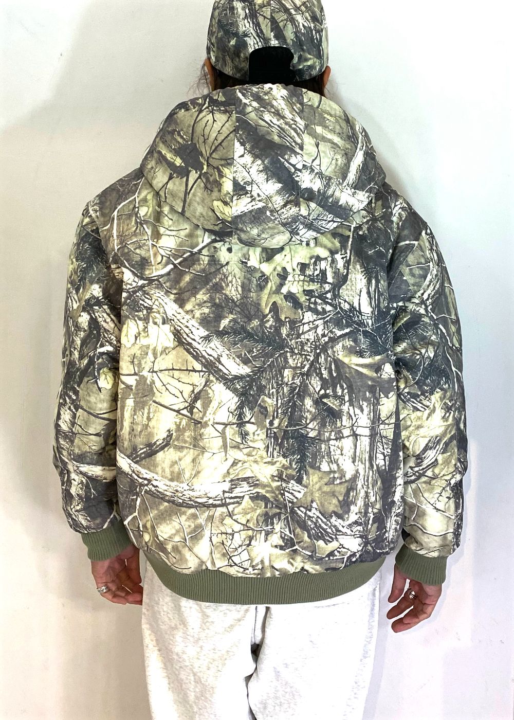 Camo Zip Hooded Jacket (BEIGE CAMO) / オリジナル カモフラージュ フード ジャケット / セットアップ可能