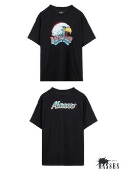 T-SHIRT EAGLE (×MASSES) (BLACK) / マシス コラボレーション Tシャツ
