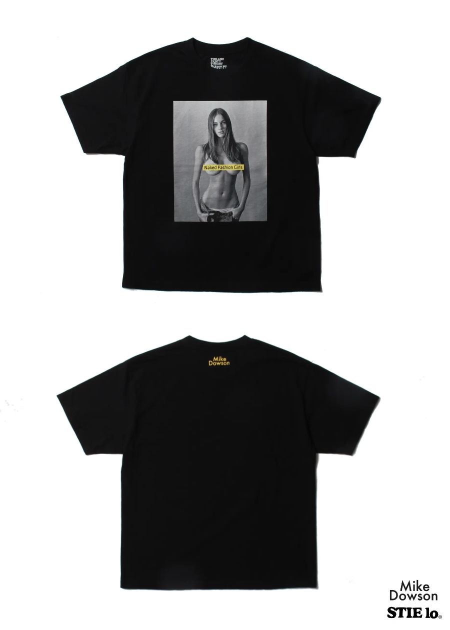 Stie-lo × Mike Dowson T-SH (BLACK) / ×スティーロ×マイク・ドーソン コラボフォトT