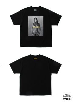 Stie-lo × Mike Dowson T-SH (BLACK) / ×スティーロ×マイク・ドーソン コラボフォトT