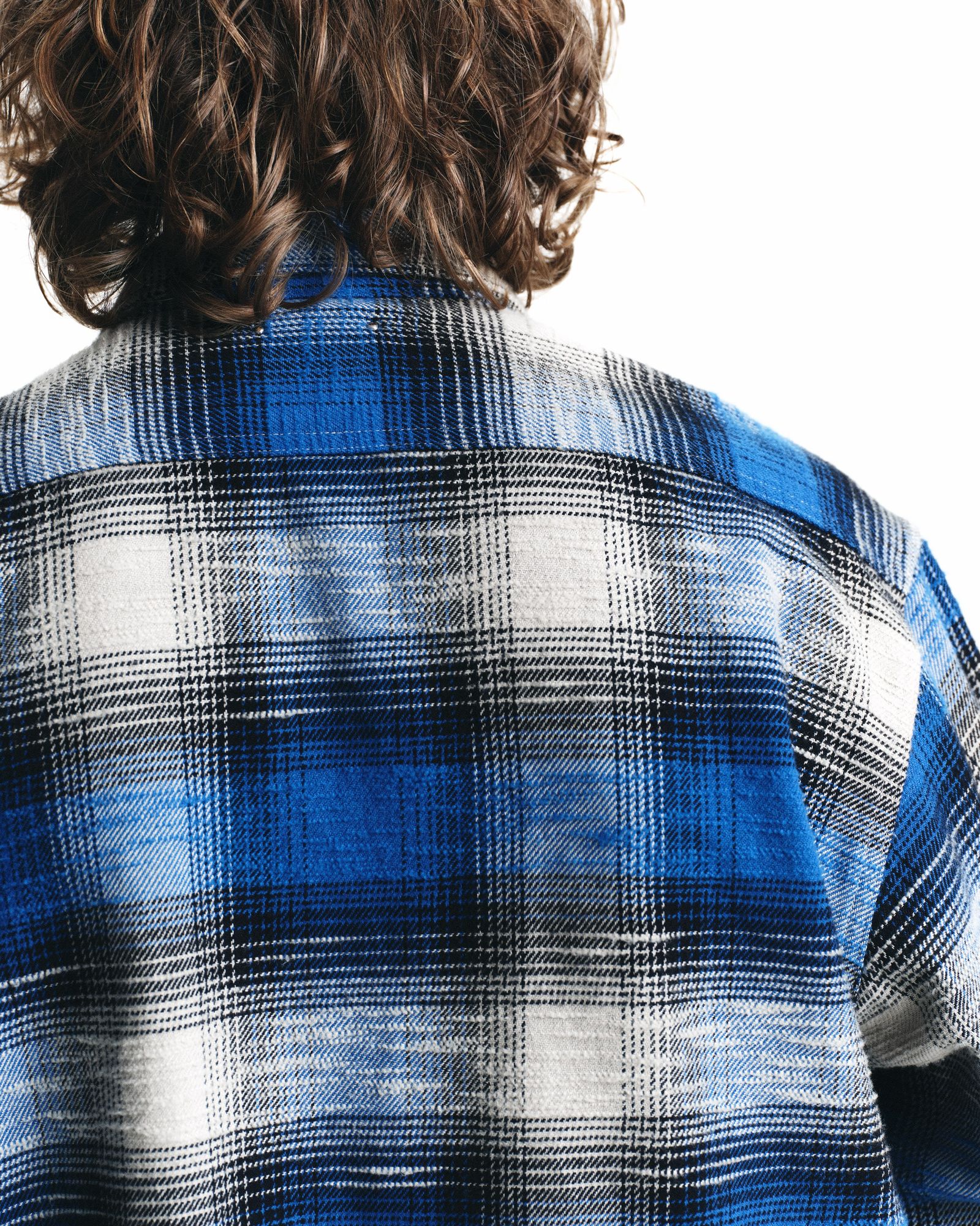 Heavy Cotton Flannel Ombre Work Shirt (BPT) / ヘビー コットン オンブレチェック ネルシャツ