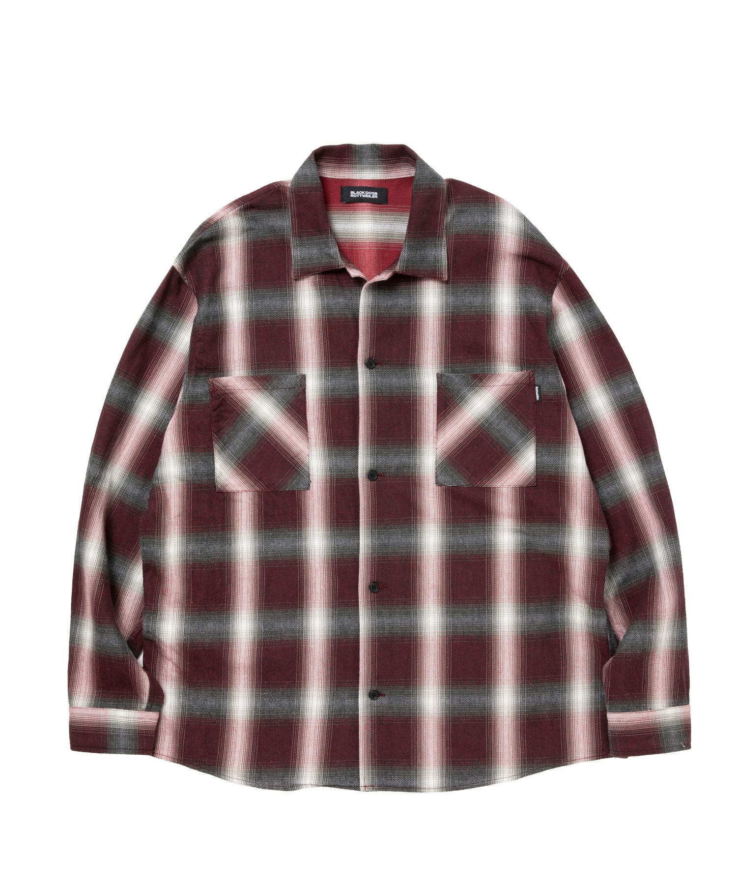 ROTTWEILER - R9 OMBRE CHECK SHIRT (BLUE) / オンブレチェック