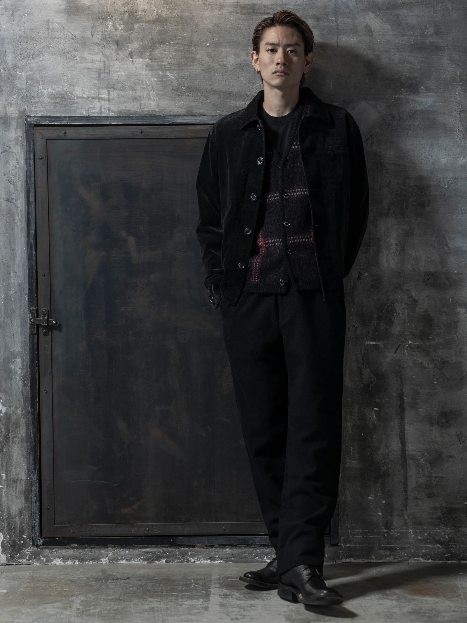 CORDUROY JKT (BLACK) / コーデュロイ ジャケット