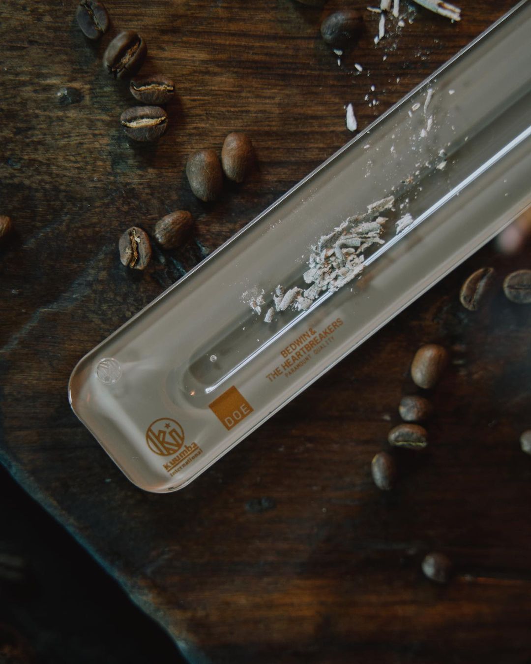 x kuumba x DOE INCENSE HOLDER "BW" (CLEAR) / ×クンバ ×DOE コラボ インセンスホルダー