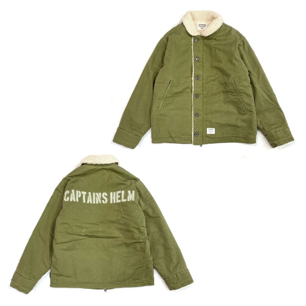 CAPTAINS HELM - GOOD OLD N-1 JKT (OLIVE) / N-1 デッキジャケット 