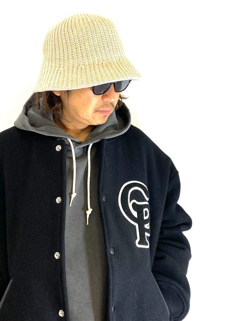 COOTIE PRODUCTIONS - Rib Stitch Knit Crasher Hat (IVORY 