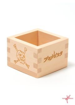 【ラスト1点】髑髏升 (BLACK) / ×横尾忠則 髑髏柄 コラボ 升