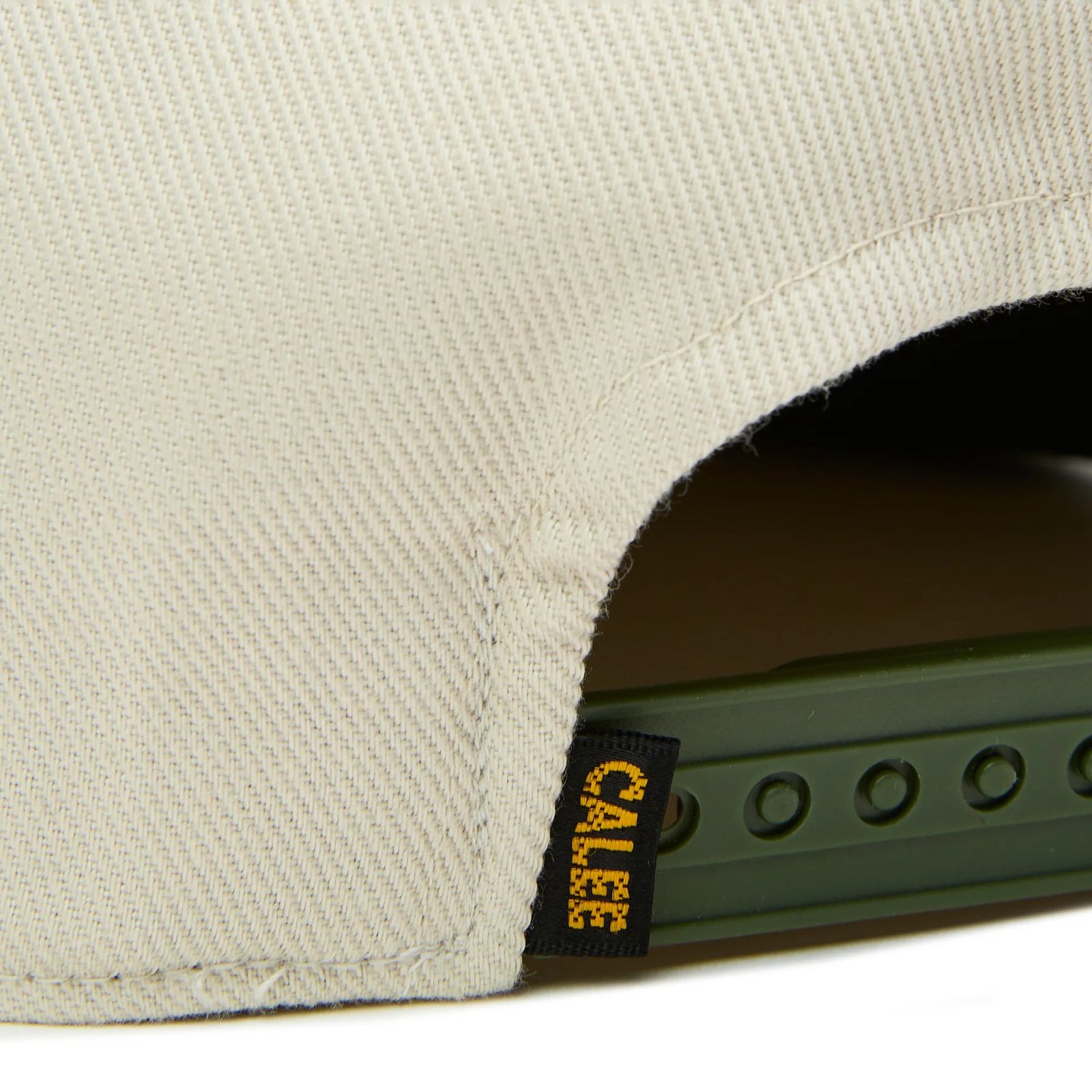 CALEE FS LOGO TWILL CAP (BEIGE) / オリジナル ロゴ刺繍 キャップ