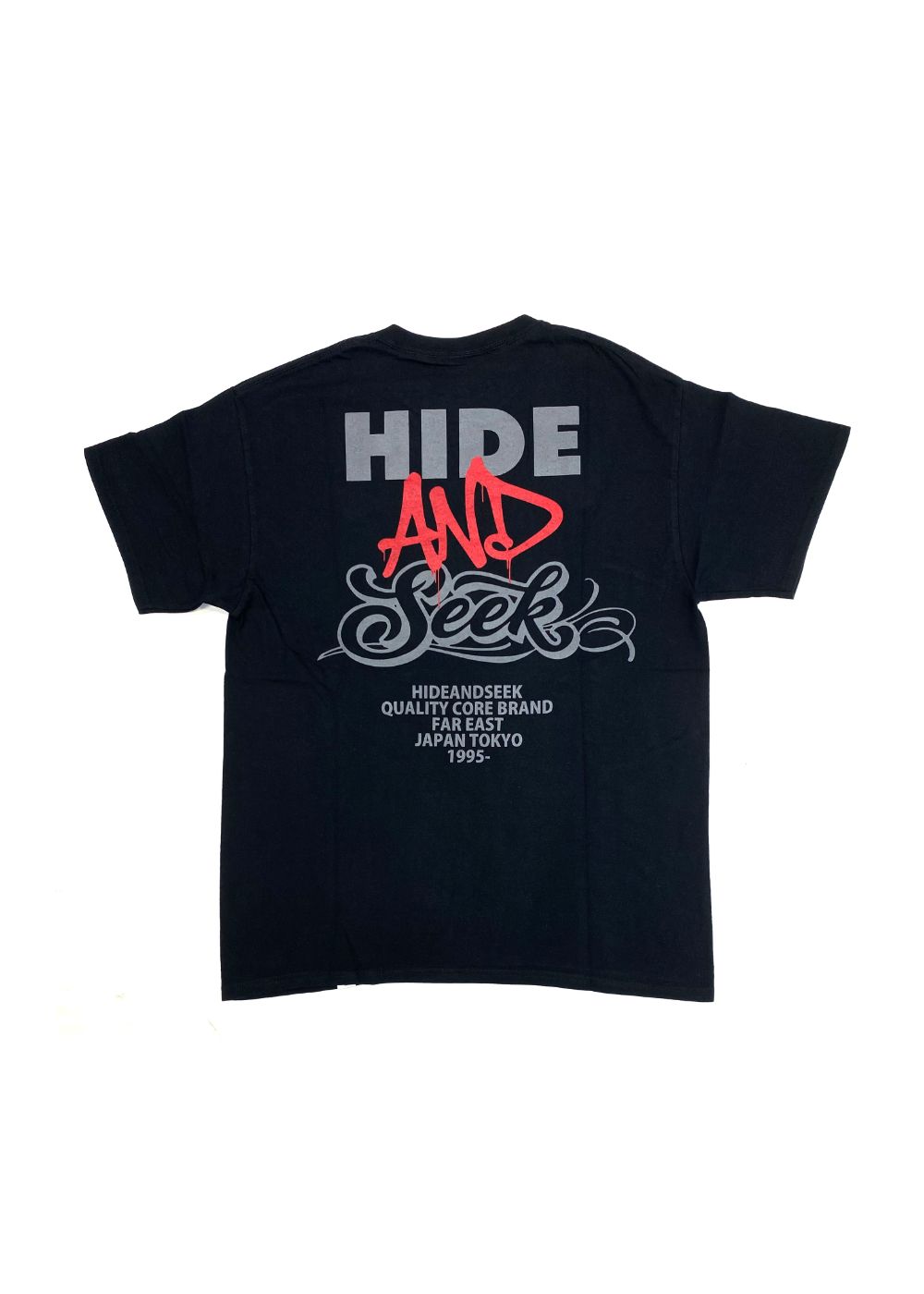 AND S/S Tee (BLACK) / ロゴ プリントTee