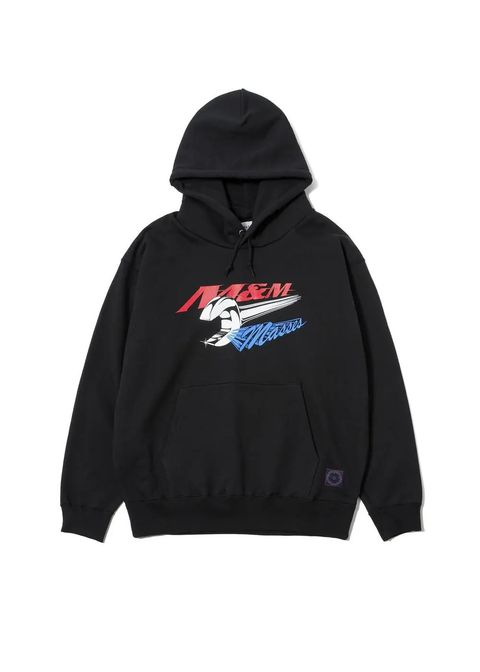 SWEAT HOODED WRENCH M (×MASSES) (BLACK) / マシス コラボレーション スウェット パーカー