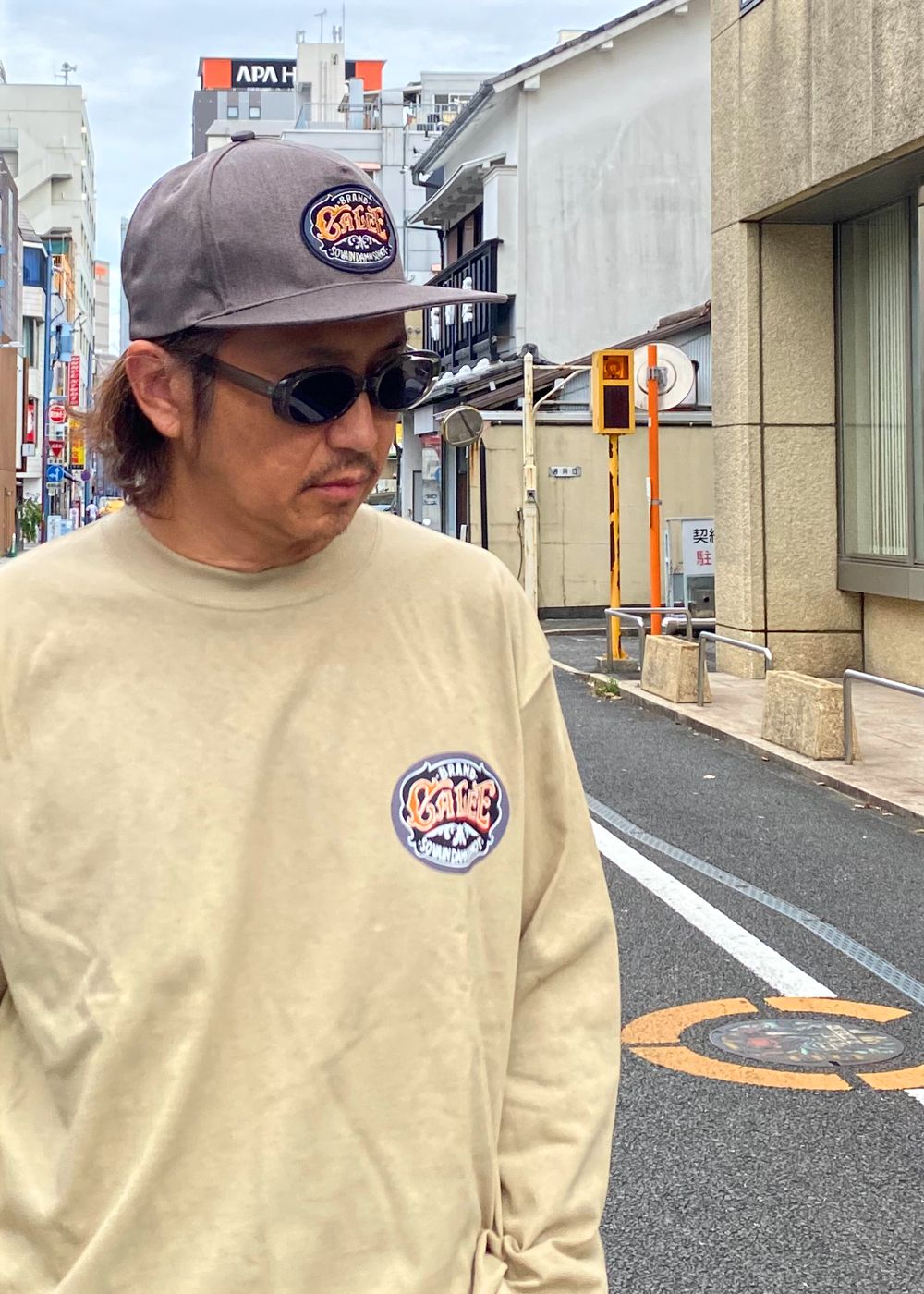 SIGNBOARD WAPPEN CAP ＜NATURALLY PAINT DESIGN＞ (HEATHER BROWN) / ×ナチュラリーペイント コラボ キャップ