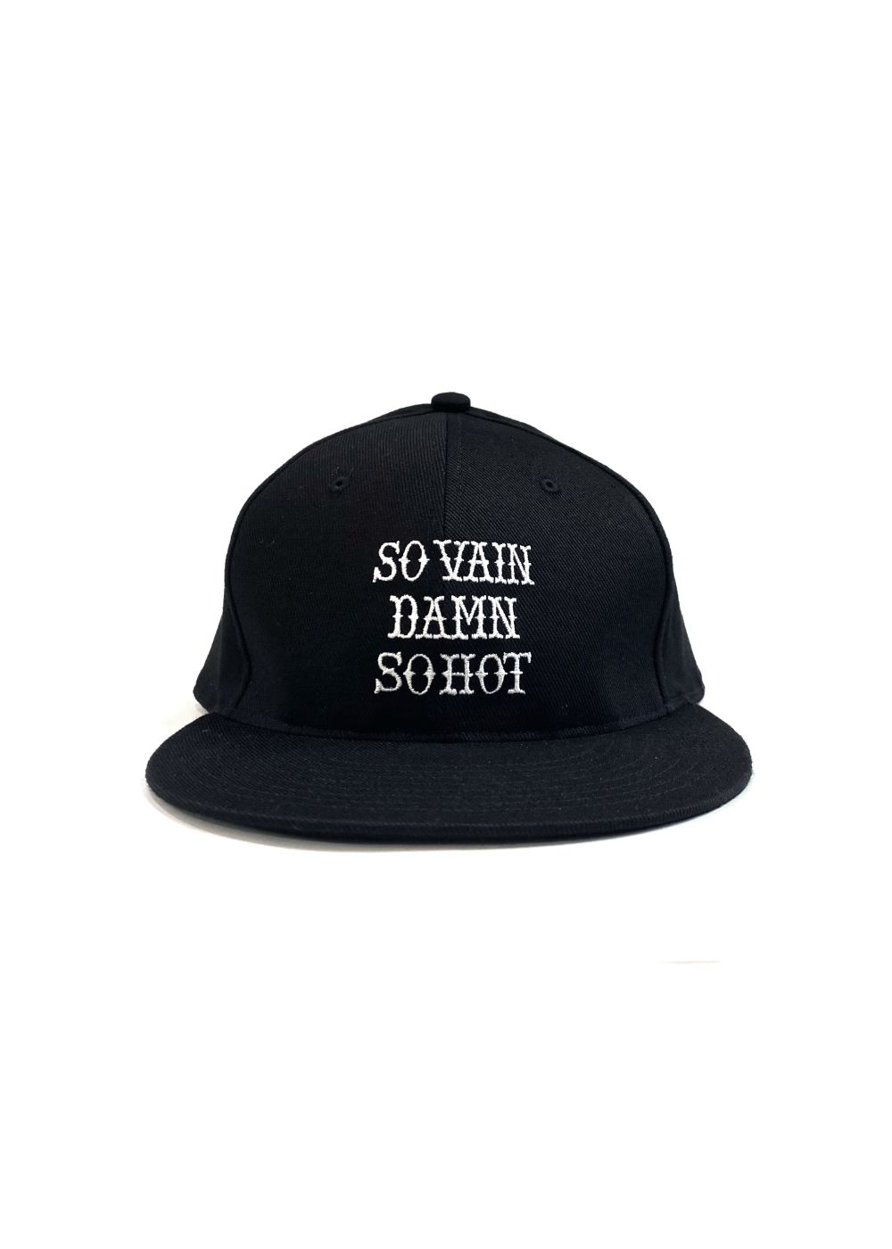 S.V.D.S.H EMBROIDERY CAP (BLACK×WHITE) / オリジナル ロゴ刺繍 キャップ