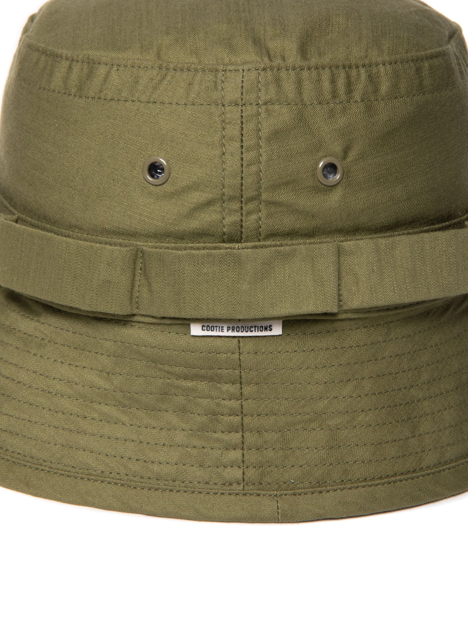 COOTIE PRODUCTIONS - Back Satin Boonie Bucket Hat (OLIVE