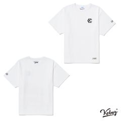 × KEBOZ CLASSIC LOGO S/S TEE (WHITE) / ケボズ コラボ Tシャツ