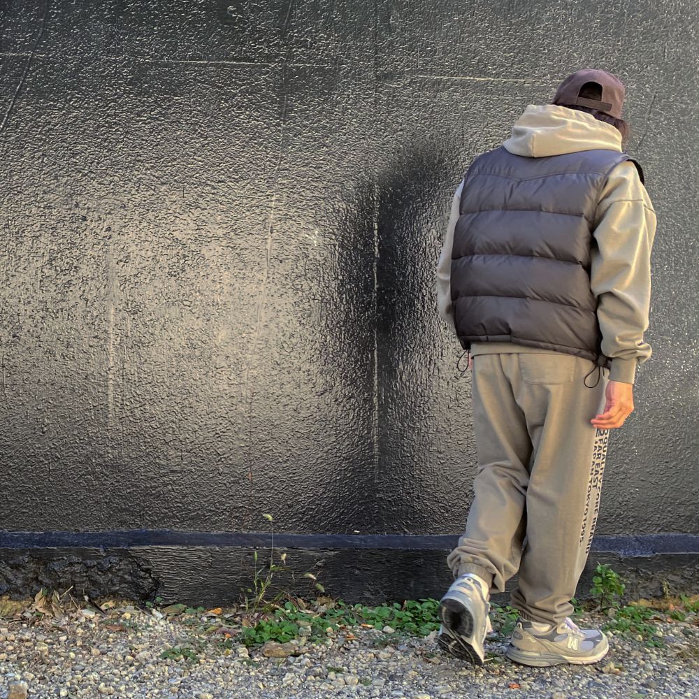 【ラスト1点】H&S Sweat Pant (OLIVE DRAB) / オリジナル セットアップスウェットパンツ / セットアップ可能