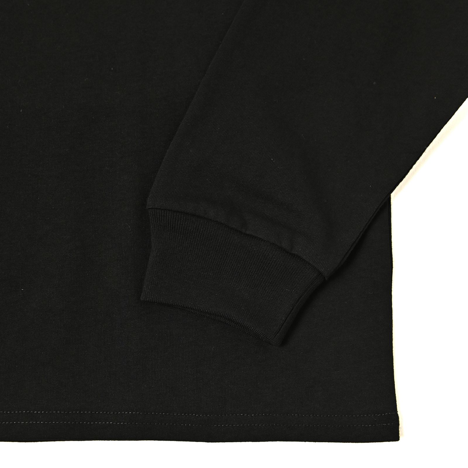 ビッグロゴプリントL/S TEE (BLACK)