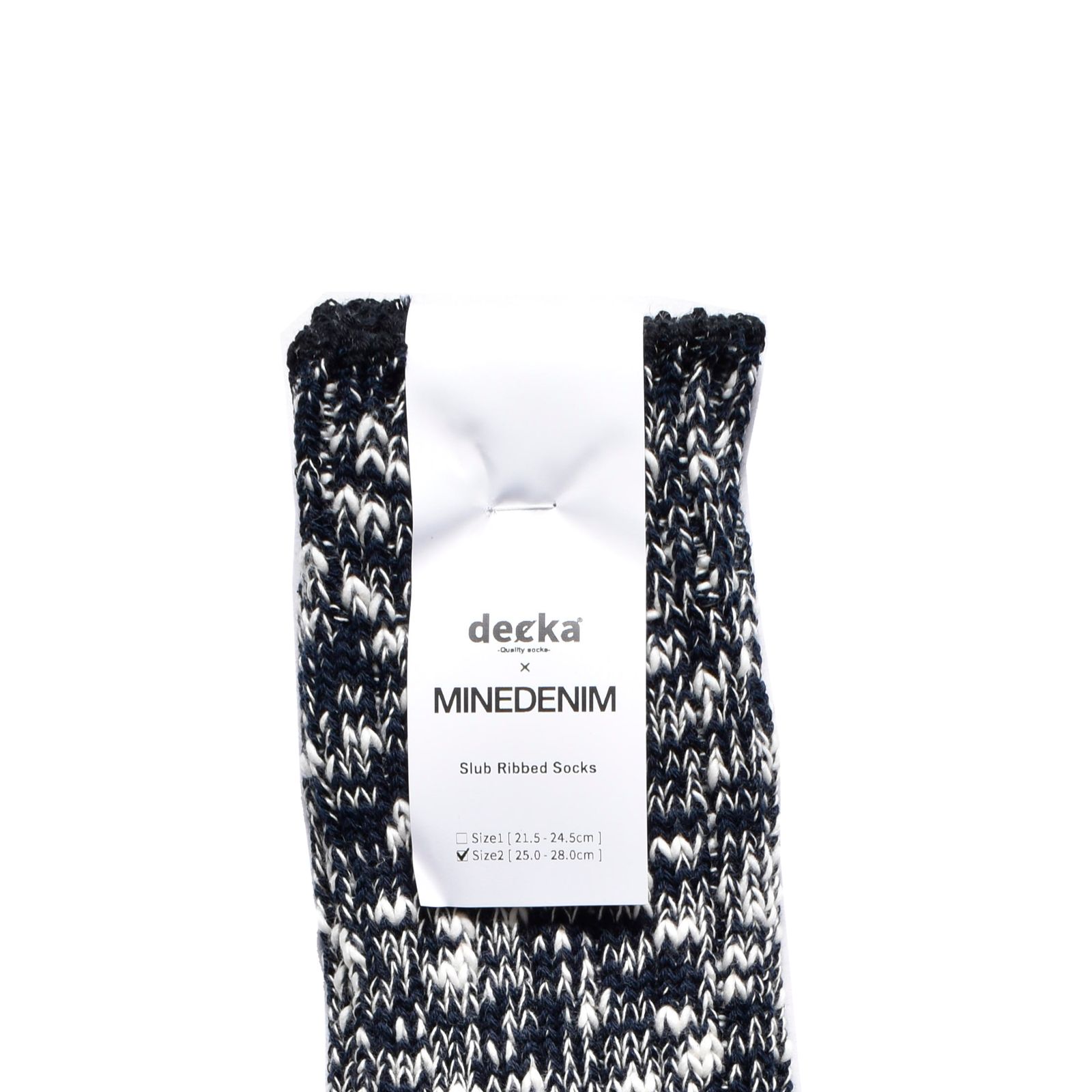 ×decka Melange Rib SOX (DNY) / デッカ コラボ メランジ ソックス