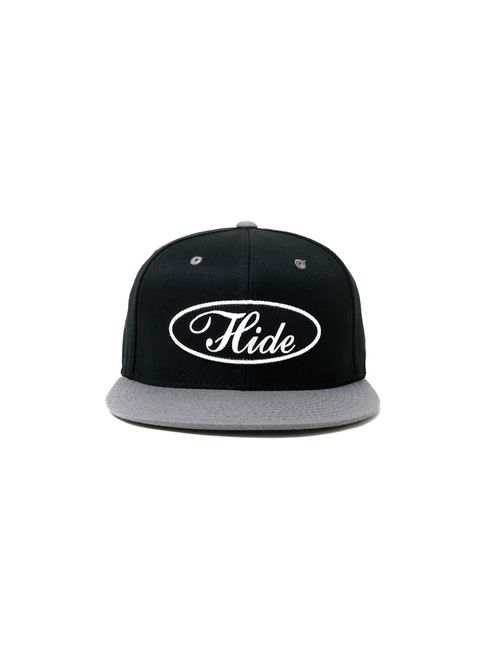 Patch Baseball CAP (BLACK×CHACOAL GRAY) / ロゴワッペン ベースボールキャップ