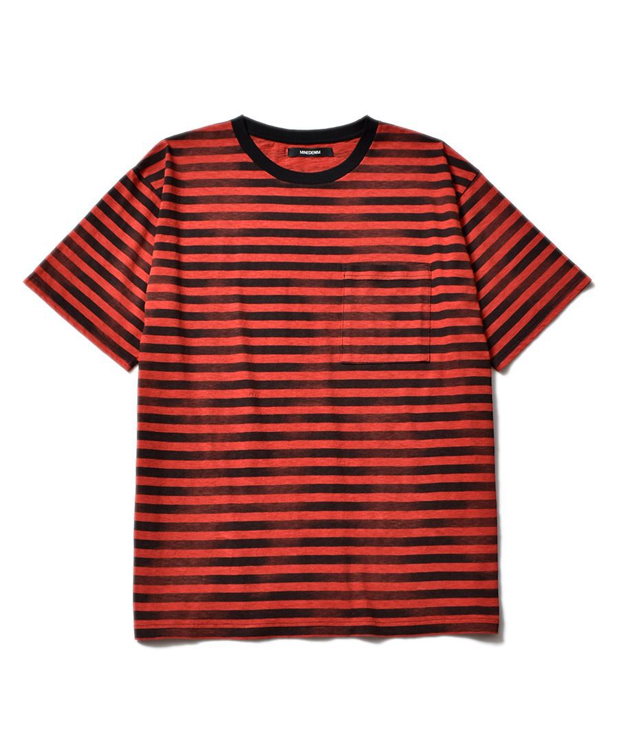 MINEDENIM ボーダーTシャツ TEE マインデニム サイズ3 カットソー