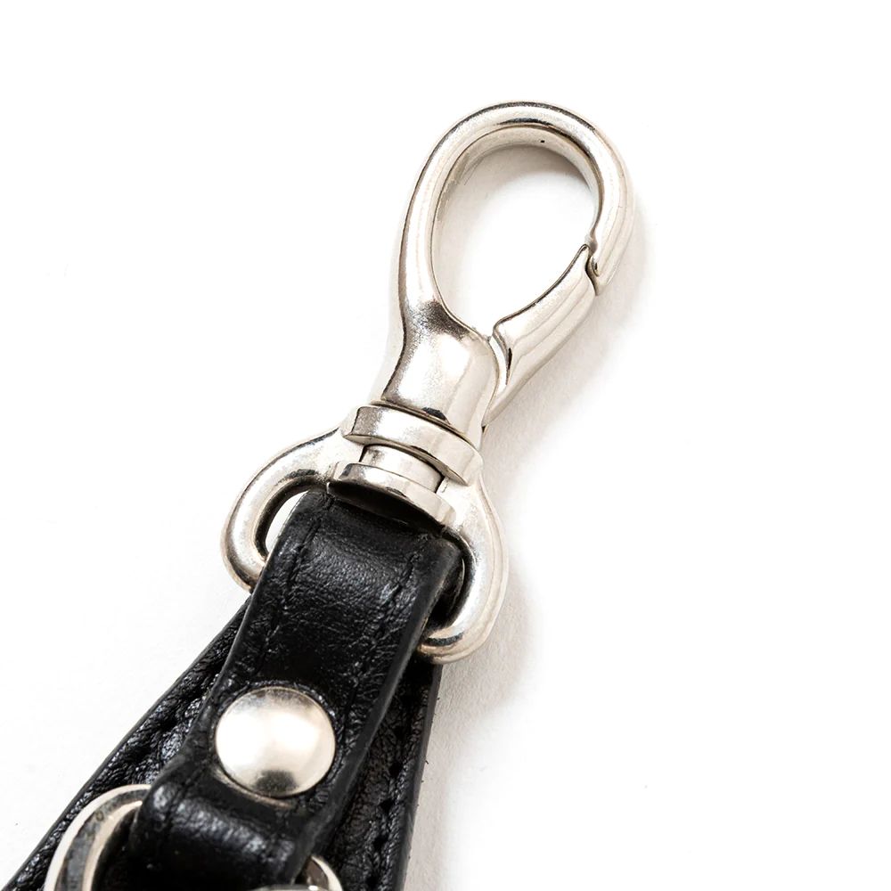 CALEE - 【ラスト1点】STUDS LEATHER ASSORT KEY RING <TYPE 2 