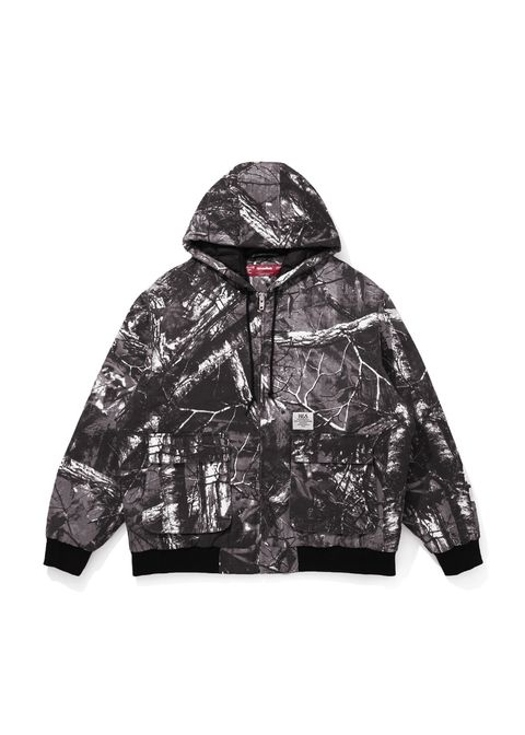 Camo Zip Hooded Jacket (BLACK CAMO) / オリジナル カモフラージュ フード ジャケット / セットアップ可能