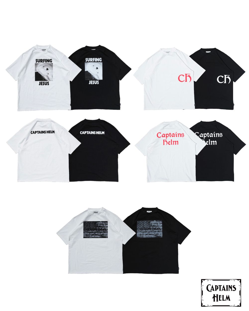 CAPTAINS HELM 新作販売告知 / 過去の人気グラフィック&新作ロゴTee