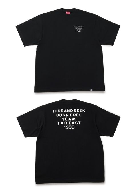 Typewriter S/S Tee (BigSilhouette) (BLACK) / ヘビーオンス ワイド Tシャツ