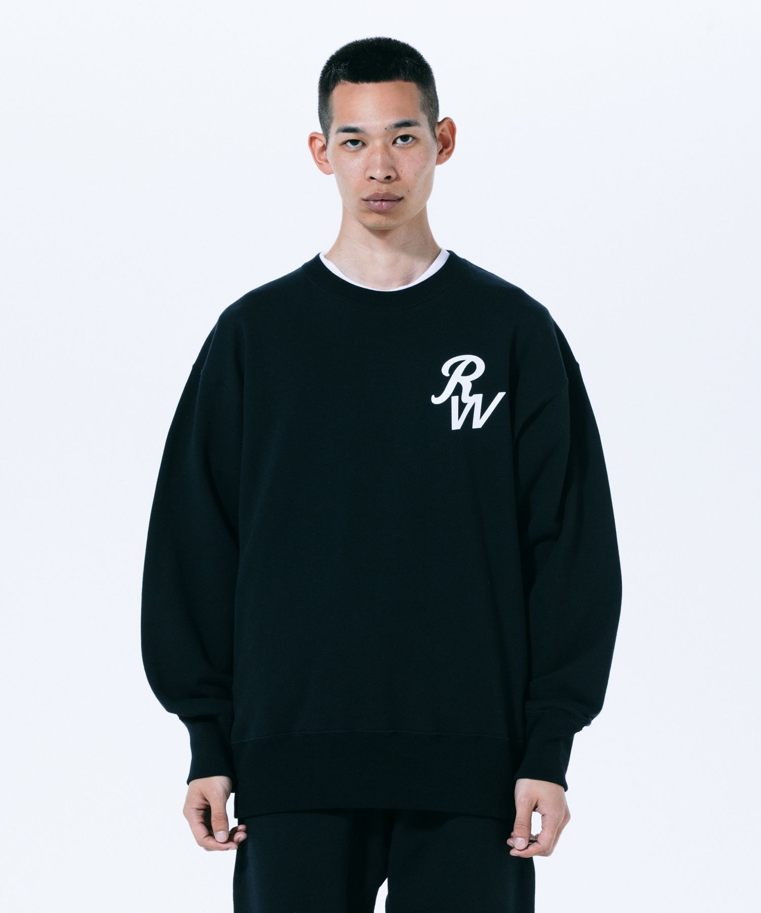 ROTTWEILER - RW SWEATER (BLACK) / クルーネック スウェット | LOOPHOLE