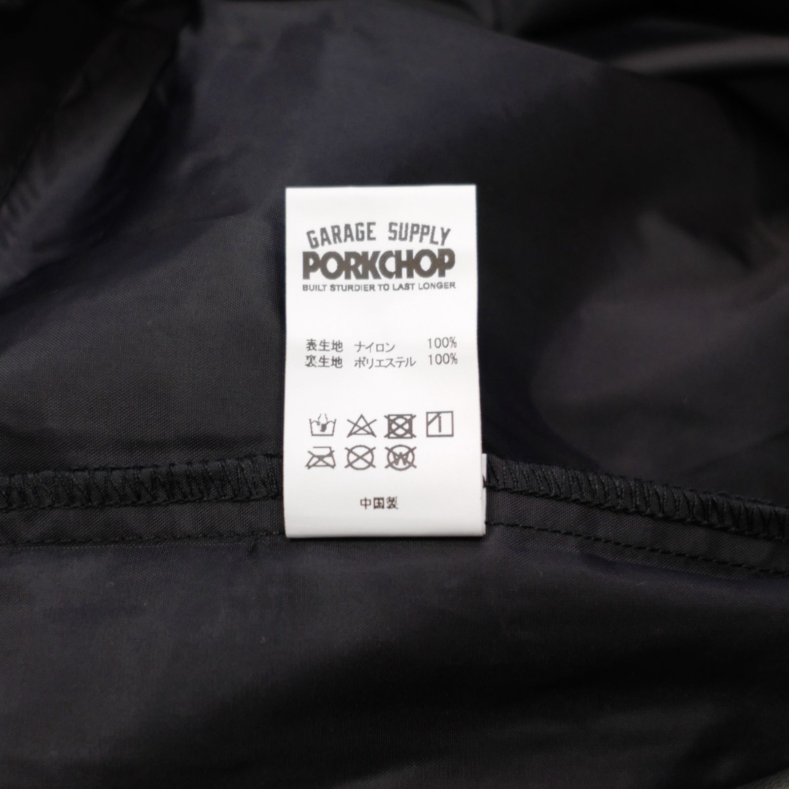 PORKCHOP - FULL SCRIPT COACH JKT (BLACK) / オリジナルコーチ