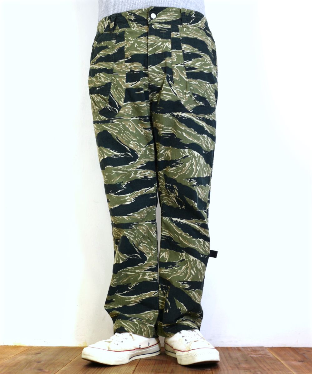 CAPTAINS HELM - RIP-STOP CAMO PANTS (TIGER CAMO