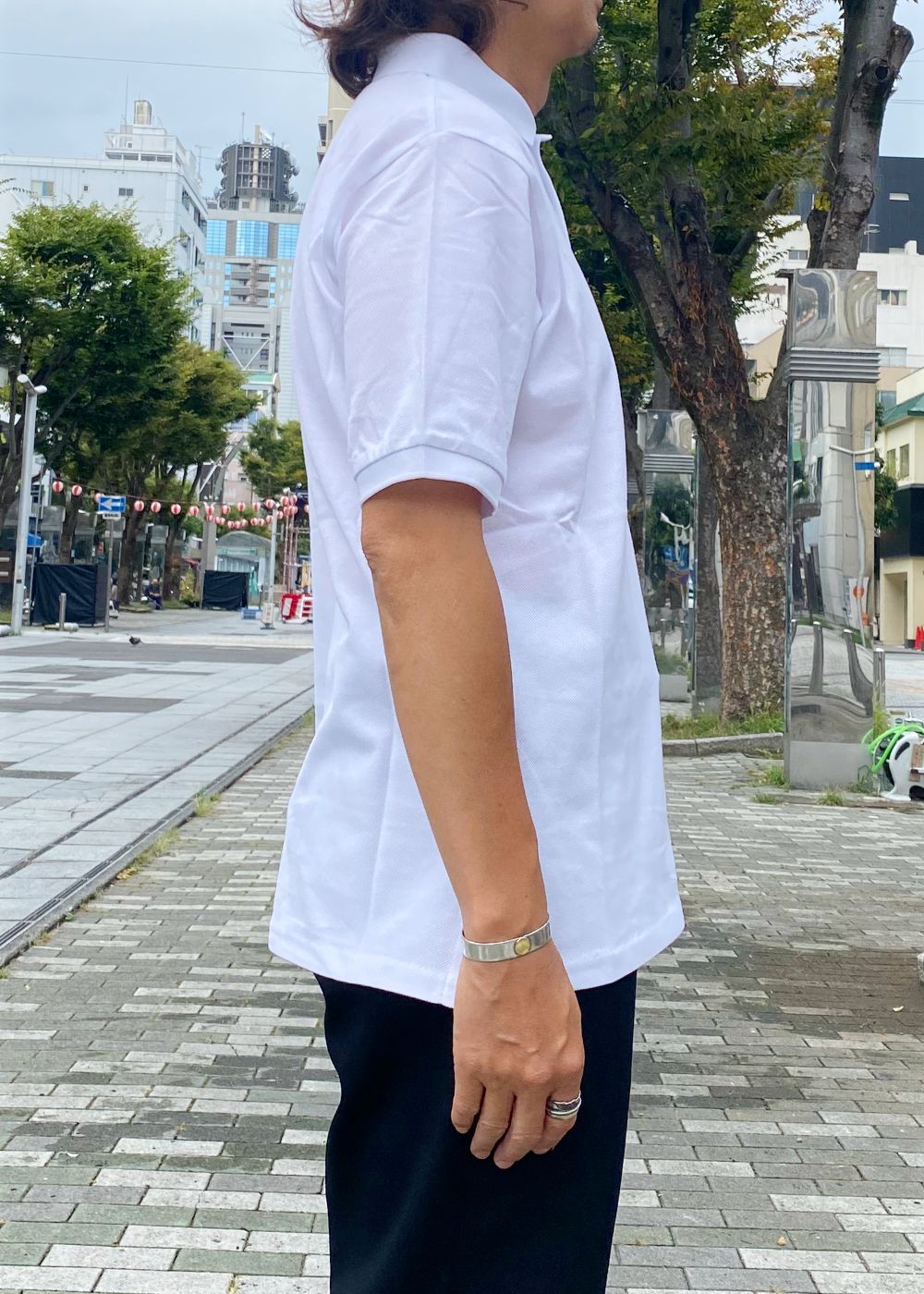 GDC×TW Polo Shirt (WHITE) / ×TW コラボ ポロシャツ