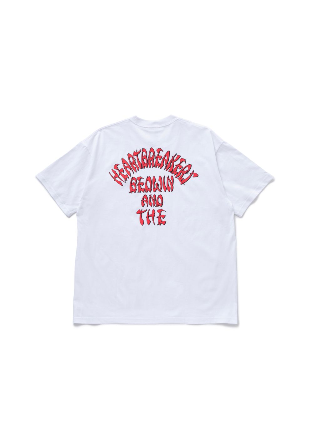 S/S POCKET TEE "PHIL" (WHITE) / ロゴ プリント ポケット Tシャツ