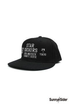 × SUNNY C SIDER BASEBALL CAP (BLACK×WHITE) / サニーシーサイダー コラボキャップ