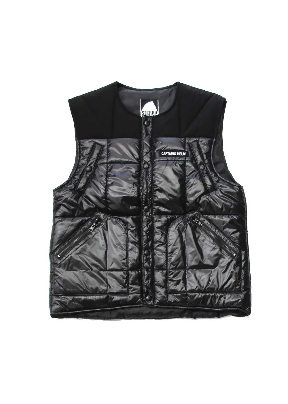 × SIERRA DESIGNS CAPTAIN'S VEST (BLACK) / シエラデザインズ コラボパフベスト