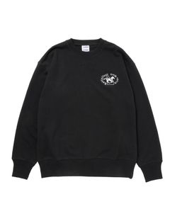 HORSE SWEATER (BLACK) / プリント クルーネック スウェット