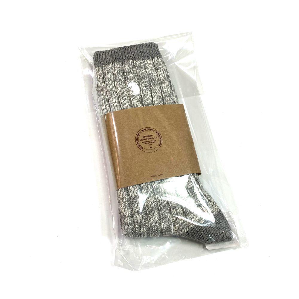 MELANGE SOCKS (TYPE-B / GRAY) / メランジ ソックス