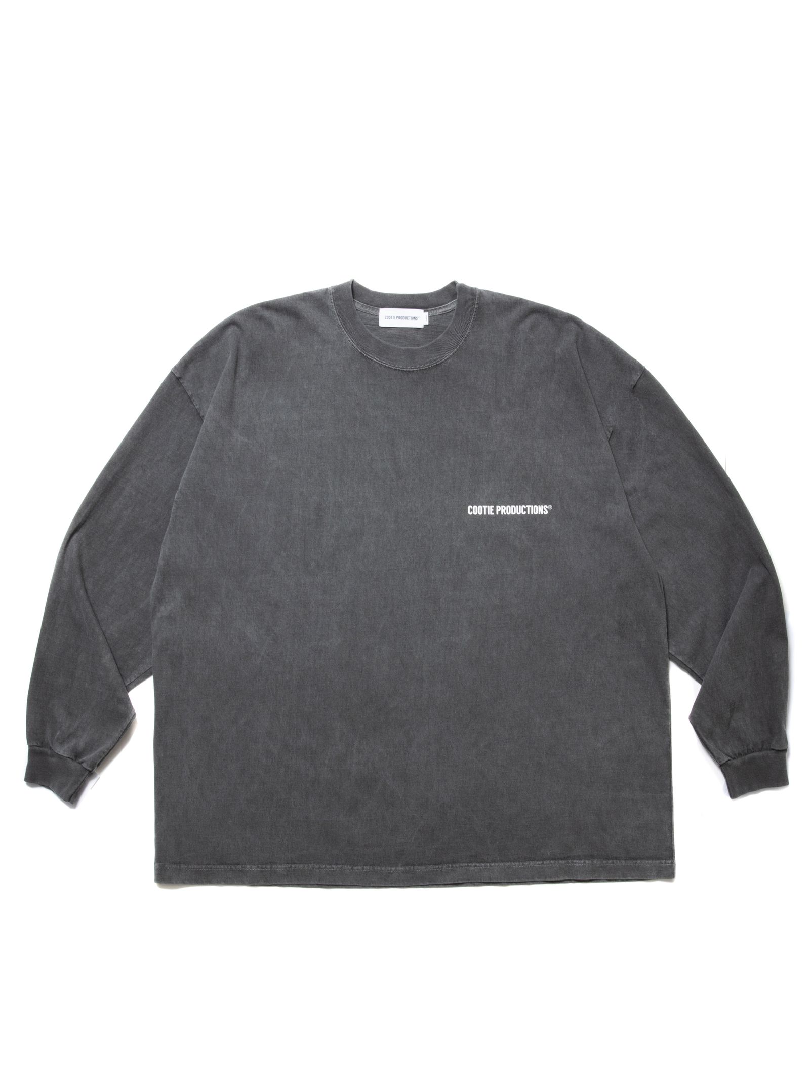 COOTIE PRODUCTIONS - Pigment Dyed L/S Tee (BLACK ...